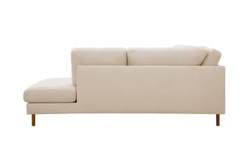 Scandi Djup 4-sits Soffa med Schäslong Höger i Manchester - Beige - Möbler - Soffa - Divansoffa & schäslongsoffa - 4 sits soffa med divan