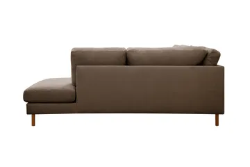 Scandi Djup 4-sits Soffa med Schäslong Höger i Manchester - Brun - Möbler - Soffa - Divansoffa & schäslongsoffa - 4 sits soffa med divan