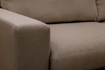 Scandi Djup 4-sits Soffa med Schäslong Höger i Manchester - Brun - Möbler - Soffa - Divansoffa & schäslongsoffa - 4 sits soffa med divan