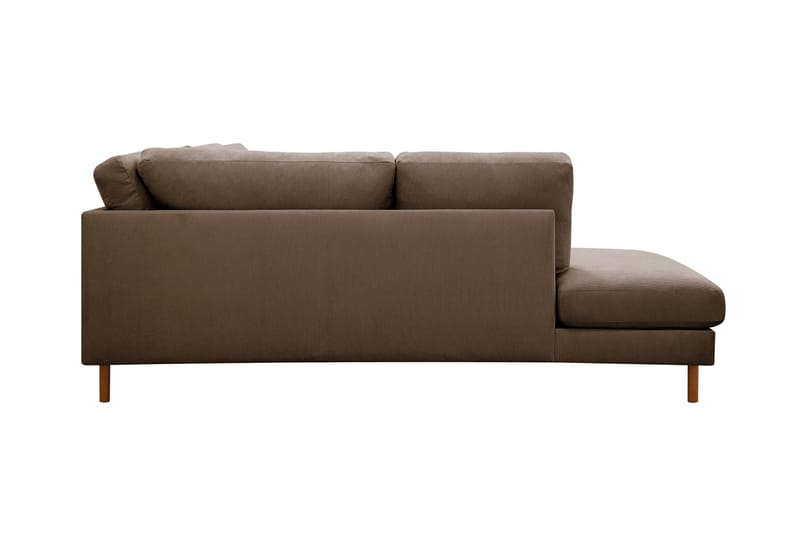 Scandi Djup 4-sits Soffa med Schäslong Vänster i Manchester - Brun - Möbler - Soffa - Divansoffa & schäslongsoffa - 4 sits soffa med divan