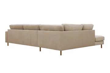 Scandi Djup 4-sits Soffa med Schäslong Vänster i Tyg - Möbler - Soffa - Divansoffa & schäslongsoffa - 4 sits soffa med divan