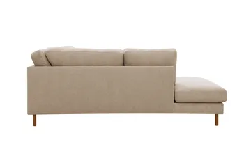 Scandi Djup 4-sits Soffa med Schäslong Vänster i Tyg - Möbler - Soffa - Divansoffa & schäslongsoffa - 4 sits soffa med divan
