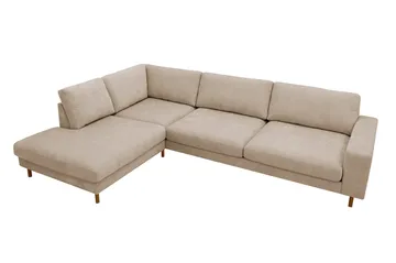Scandi Djup 4-sits Soffa med Schäslong Vänster i Tyg - Möbler - Soffa - Divansoffa & schäslongsoffa - 4 sits soffa med divan