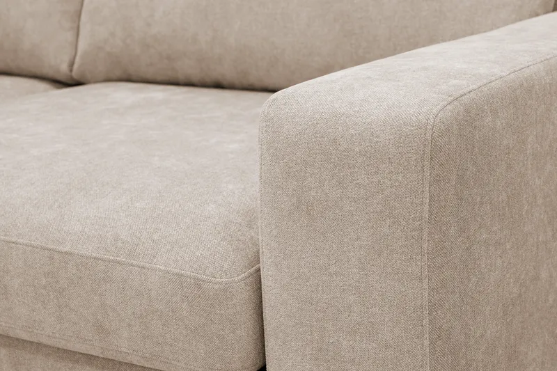 Scandi Djup 4-sits Soffa med Schäslong Vänster i Tyg - Möbler - Soffa - Divansoffa & schäslongsoffa - 4 sits soffa med divan