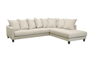 Schäslongsoffa 4-sits Lesnoy - Beige - Möbler - Soffa - Divansoffa & schäslongsoffa - 4 sits soffa med divan