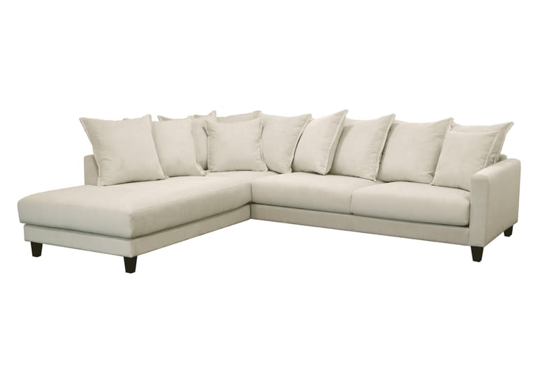 Schäslongsoffa 4-sits Lesnoy - Beige - 4 sits soffa med divan - Divansoffa & schäslongsoffa