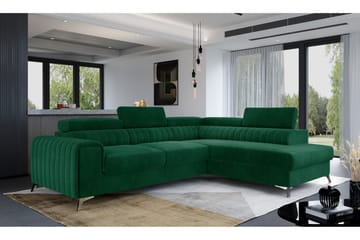 Schäslongsoffa Laucha Höger - Grön - Möbler - Soffa - Divansoffa & schäslongsoffa - 4 sits soffa med divan