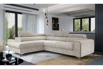 Schäslongsoffa Laucha Vänster - Beige - Möbler - Soffa - Divansoffa & schäslongsoffa