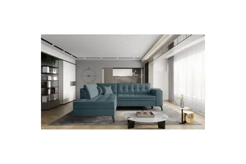 Sektion Eltap Lanvin 260x210x93 cm - Borneo 38, Grön, Vänster - Möbler - Soffa - Divansoffa & schäslongsoffa - 4 sits soffa med divan