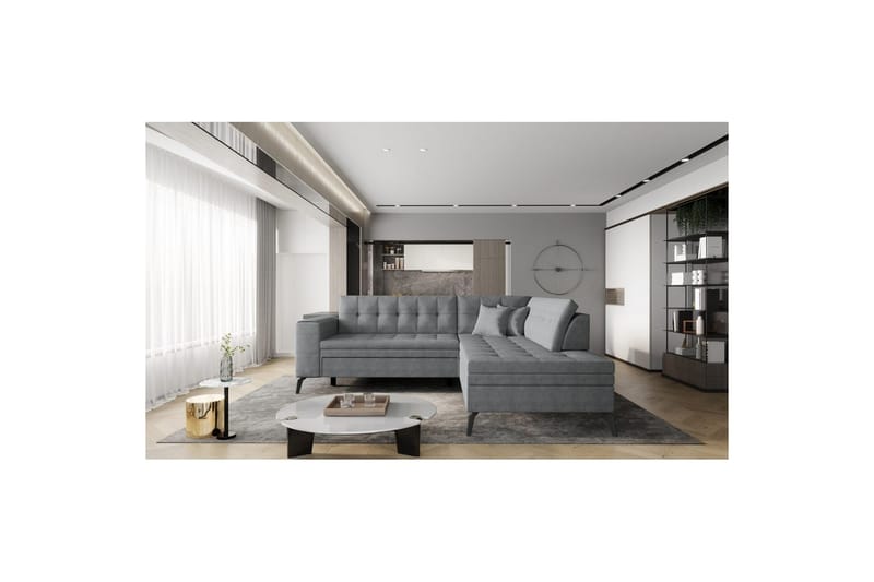Sektion Eltap Lanvin 260x210x93 cm - Gojo 5, Höger - Möbler - Soffa - Divansoffa & schäslongsoffa - 4 sits soffa med divan