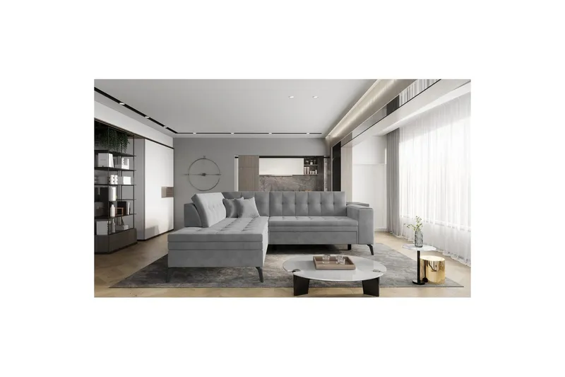 Sektion Eltap Lanvin 260x210x93 cm - Sola 4, Vänster - Möbler - Soffa - Divansoffa & schäslongsoffa - 4 sits soffa med divan