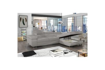 Sektionssoffa Eltap Armando 289x85x203 cm - Jarell 03, Ljusgrå, Höger - Möbler - Soffa - Divansoffa & schäslongsoffa - 3 sits soffa med divan