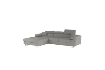 Sektionssoffa Eltap Armando 289x85x203 cm - Jarell 03, Ljusgrå, Vänster - Möbler - Soffa - Divansoffa & schäslongsoffa - 3 sits soffa med divan