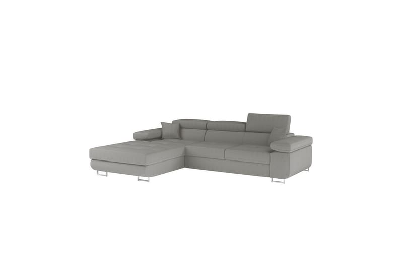 Sektionssoffa Eltap Armando 289x85x203 cm - Jarell 03, Ljusgrå, Vänster - Möbler - Soffa - Divansoffa & schäslongsoffa - 3 sits soffa med divan