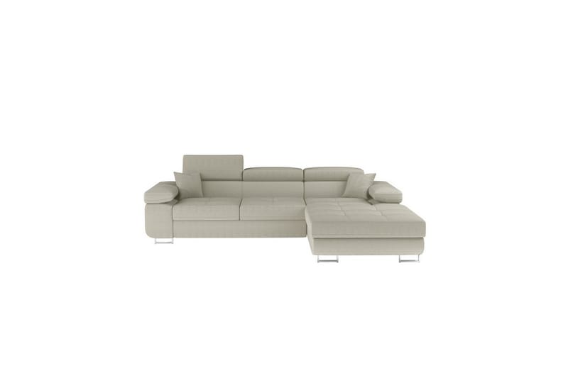 Sektionssoffa Eltap Armando 289x85x203 cm - Jarell 18, Ljusbeige, Höger - Möbler - Soffa - Divansoffa & schäslongsoffa - 3 sits soffa med divan