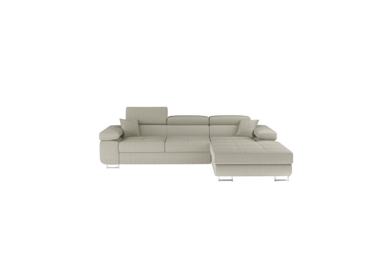 Sektionssoffa Eltap Armando 289x85x203 cm - Jarell 18, Ljusbeige, Höger - Möbler - Soffa - Divansoffa & schäslongsoffa - 3 sits soffa med divan