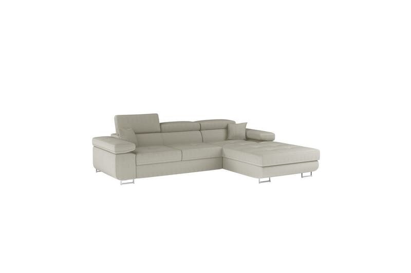 Sektionssoffa Eltap Armando 289x85x203 cm - Jarell 18, Ljusbeige, Höger - Möbler - Soffa - Divansoffa & schäslongsoffa - 3 sits soffa med divan