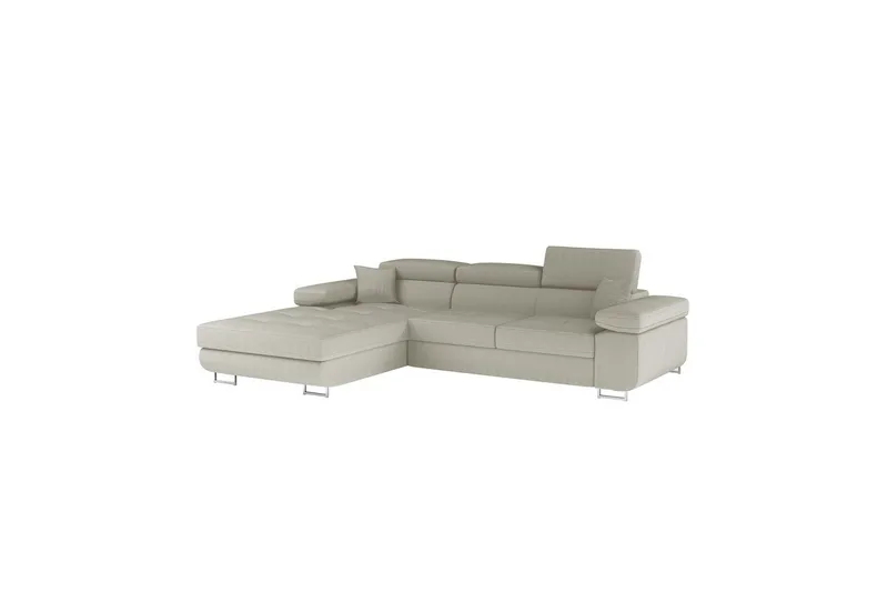 Sektionssoffa Eltap Armando 289x85x203 cm - Jarell 18, Ljusbeige, Vänster - Möbler - Soffa - Divansoffa & schäslongsoffa - 3 sits soffa med divan