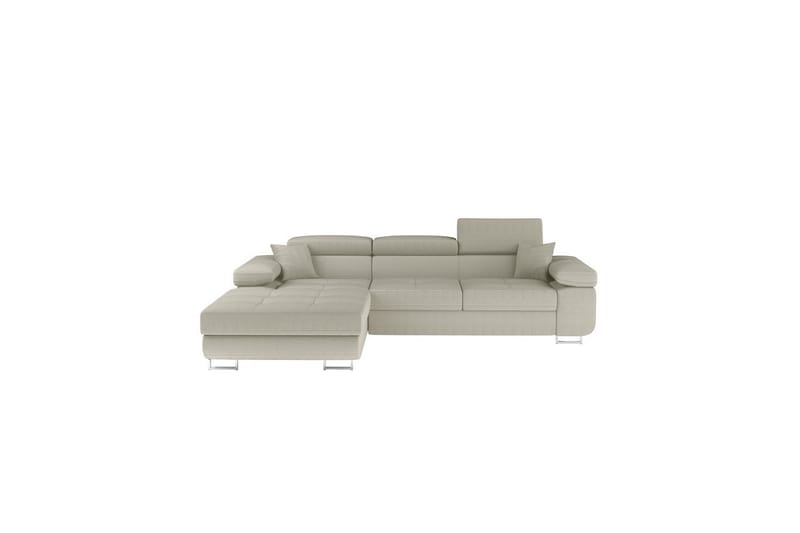 Sektionssoffa Eltap Armando 289x85x203 cm - Jarell 18, Ljusbeige, Vänster - Möbler - Soffa - Divansoffa & schäslongsoffa - 3 sits soffa med divan