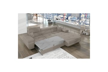 Sektionssoffa Eltap Armando 289x85x203 cm - Jarell 20, Beige, Höger - Möbler - Soffa - Divansoffa & schäslongsoffa - 3 sits soffa med divan