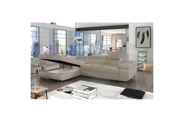 Sektionssoffa Eltap Armando 289x85x203 cm - Jarell 20, Beige, Vänster - Möbler - Soffa - Divansoffa & schäslongsoffa - 3 sits soffa med divan