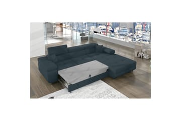 Sektionssoffa Eltap Armando 289x85x203 cm - Jarell 38, Blå, Höger - Möbler - Soffa - Divansoffa & schäslongsoffa - 3 sits soffa med divan