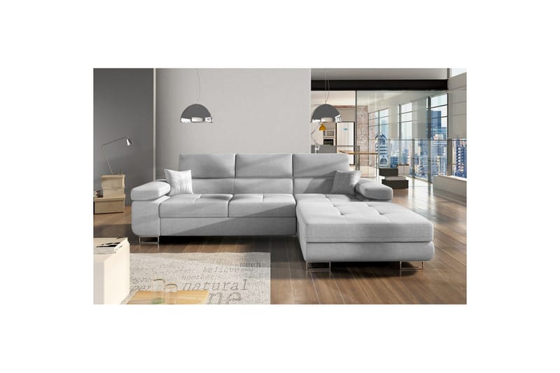Sektionssoffa Eltap Armando 289x85x203 cm - Sawana 21, Grå, Höger - Möbler - Soffa - Divansoffa & schäslongsoffa - 3 sits soffa med divan