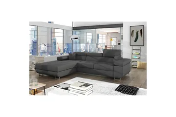 Sektionssoffa Eltap Armando 289x85x203 cm - Sawana 21, Grå, Vänster - Möbler - Soffa - Divansoffa & schäslongsoffa - 3 sits soffa med divan