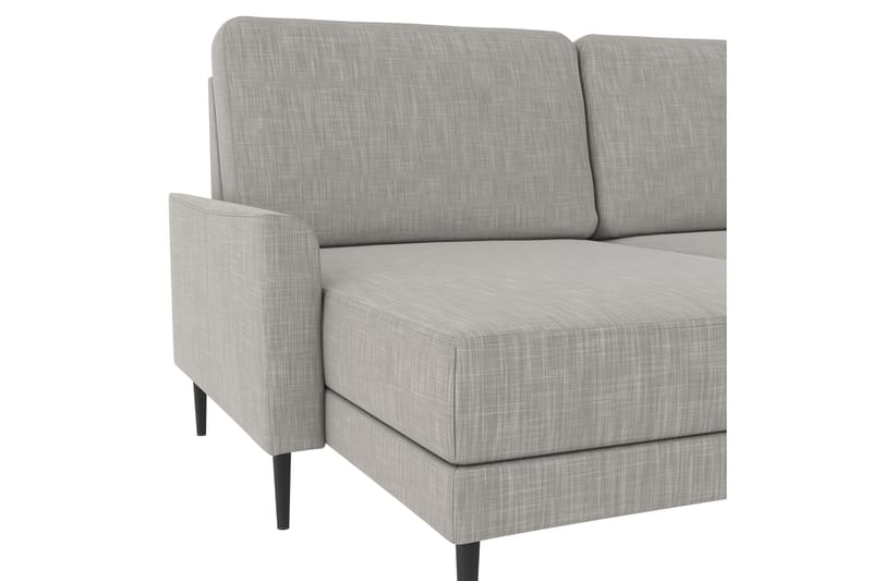Soffa Francis - Grå - Möbler - Soffa - Divansoffa & schäslongsoffa - 2 sits soffa med divan