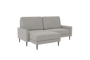 Soffa Francis - Grå - Möbler - Soffa - Divansoffa & schäslongsoffa - 2 sits soffa med divan