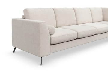 Soffa Friday Lyx 4-sits med Schäslong Höger - Beige - Möbler - Soffa - Divansoffa & schäslongsoffa - 4 sits soffa med divan