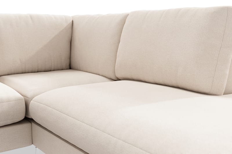 Soffa Friday Lyx 4-sits med Schäslong Höger - Beige - Möbler - Soffa - Divansoffa & schäslongsoffa - 4 sits soffa med divan