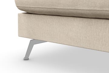 Soffa Friday Lyx 4-sits med Schäslong Vänster - Beige/Sammet - Möbler - Soffa - Divansoffa & schäslongsoffa - 4 sits soffa med divan