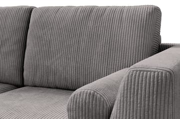Soffa Friday Lyx 4-sits med Schäslong Vänster - Mörkgrå - Möbler - Soffa - Divansoffa & schäslongsoffa - 4 sits soffa med divan
