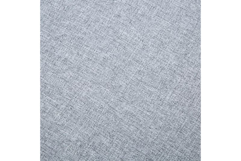 Soffa L-formad tygklädsel 171,5x138x81,5 cm ljusgrå - Grå - Divansoffa & schäslongsoffa