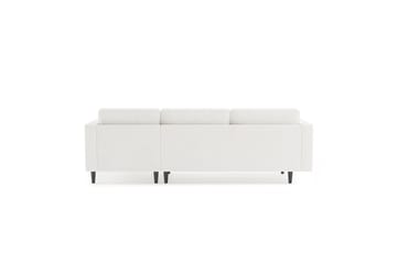 Soffa m. Divan Lijana 4-sits - Vit Bouclé - Möbler - Soffa - Divansoffa & schäslongsoffa - 4 sits soffa med divan