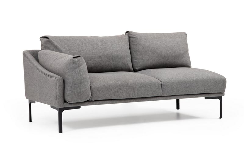Soffa m. Divan Lumsden 4-sits - Grå - Möbler - Soffa - Divansoffa & schäslongsoffa - 4 sits soffa med divan