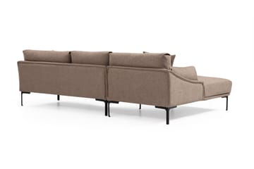 Soffa m. Divan Lumsden 4-sits - Mocha - Möbler - Soffa - Divansoffa & schäslongsoffa - 4 sits soffa med divan