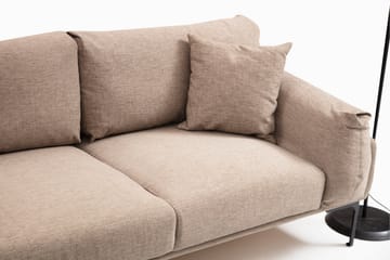 Soffa m. Divan Lumsden 4-sits - Mocha - Möbler - Soffa - Divansoffa & schäslongsoffa - 4 sits soffa med divan