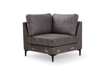 Svanabyn Soffa m. Divan och Schäslong 4-sits - Antracit - Möbler - Soffa - Divansoffa & schäslongsoffa - 4 sits soffa med divan