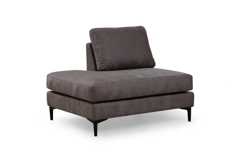 Svanabyn Soffa m. Divan och Schäslong 4-sits - Antracit - Möbler - Soffa - Divansoffa & schäslongsoffa - 4 sits soffa med divan