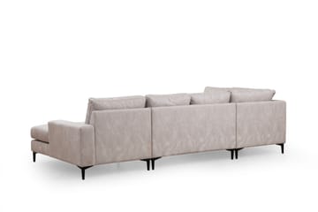 Svanabyn Soffa m. Divan och Schäslong 4-sits - Beige - Möbler - Soffa - Divansoffa & schäslongsoffa - 4 sits soffa med divan
