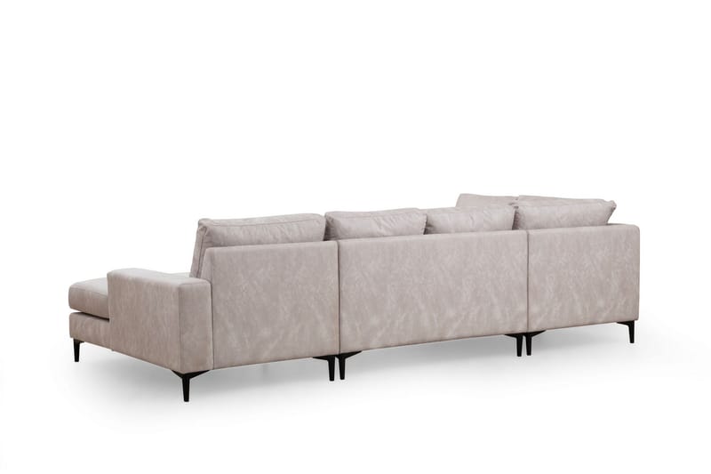 Svanabyn Soffa m. Divan och Schäslong 4-sits - Beige - Möbler - Soffa - Divansoffa & schäslongsoffa - 4 sits soffa med divan