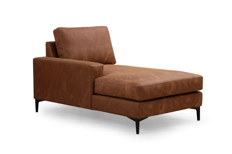 Svanabyn Soffa m. Divan och Schäslong 4-sits - Brun - Möbler - Soffa - Divansoffa & schäslongsoffa - 4 sits soffa med divan