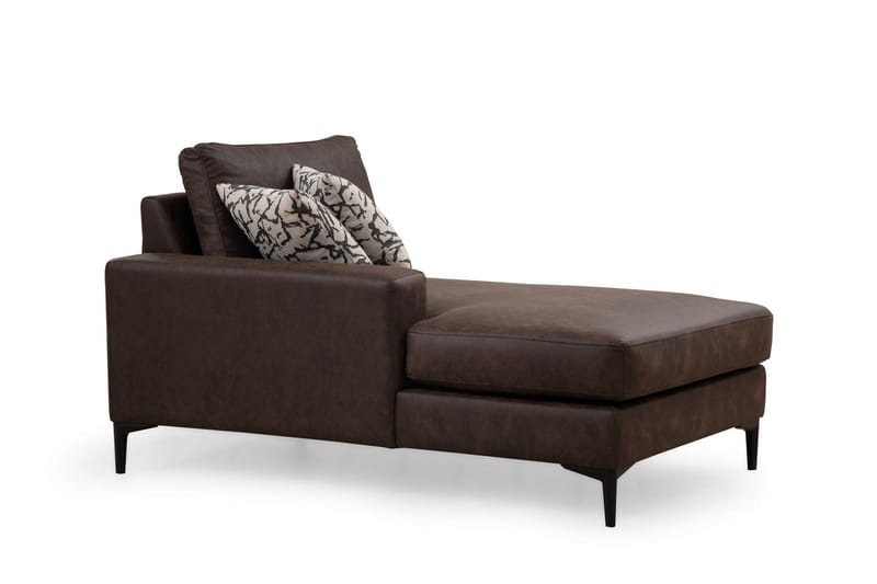 Svanabyn Soffa m. Divan och Schäslong 4-sits - Mörkbrun - Möbler - Soffa - Divansoffa & schäslongsoffa - 4 sits soffa med divan