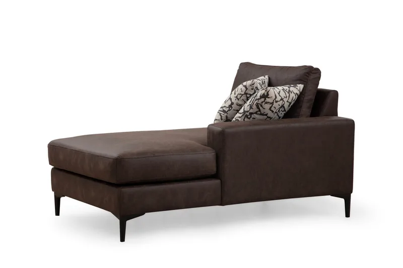 Svanabyn Soffa m. Divan och Schäslong 4-sits - Mörkbrun - Möbler - Soffa - Divansoffa & schäslongsoffa - 4 sits soffa med divan