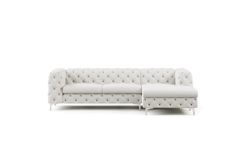 Soffa m. Divan Thersa 4-sits - Beige - 4 sits soffa med divan - Divansoffa & schäslongsoffa