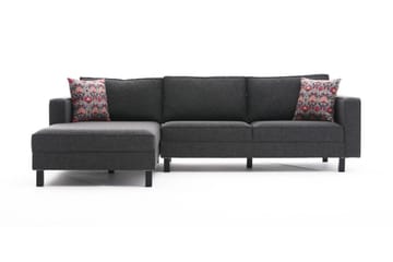 Soffa m. Divan Vivianna 4-sits