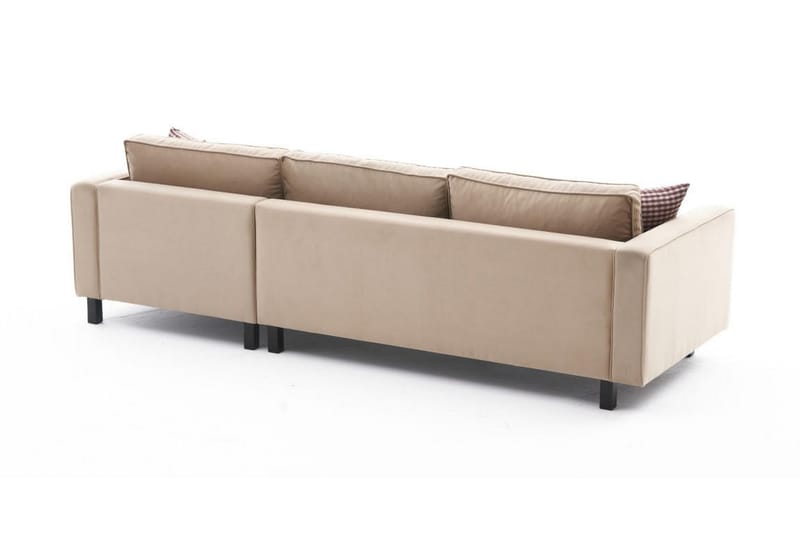 Soffa m. Divan Vivianna 4-sits - Beige - Möbler - Soffa - Divansoffa & schäslongsoffa - 4 sits soffa med divan