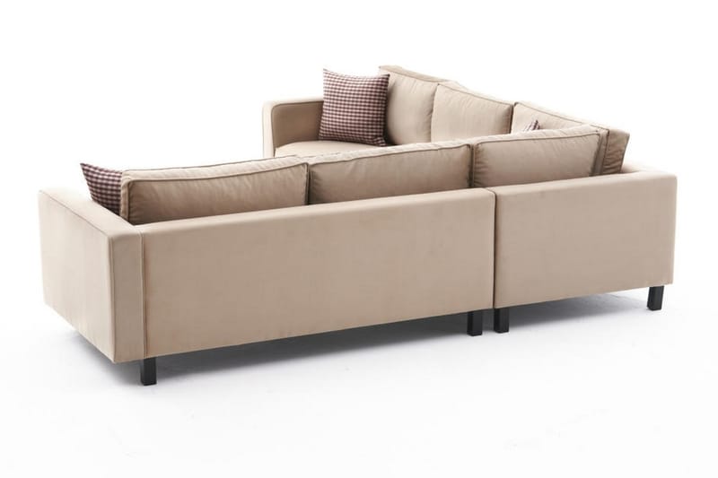 Soffa m. Divan Vivianna 4-sits - Beige - 4 sits soffa med divan - Divansoffa & schäslongsoffa